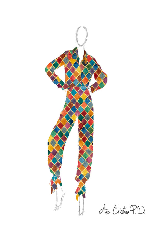 Estampado Rombos - Ana Cristina P.D. Design