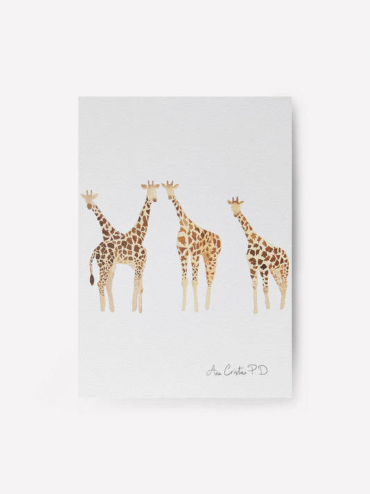 Familia de Jirafas