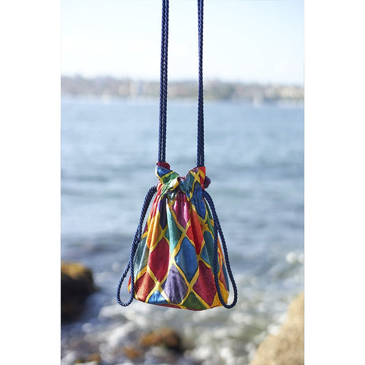 Bolso Bombonera Rombos - Ana Cristina P.D. Design