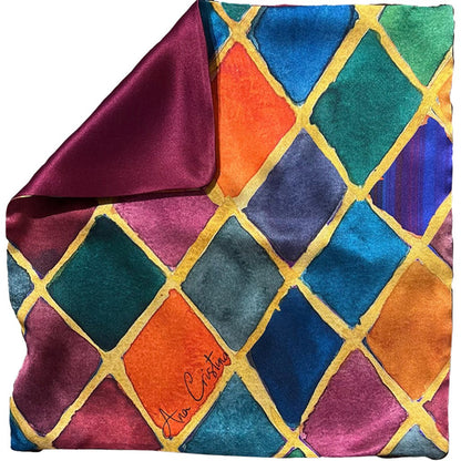 Pañuelo Hombre Rombos - Ana Cristina P.D. Design